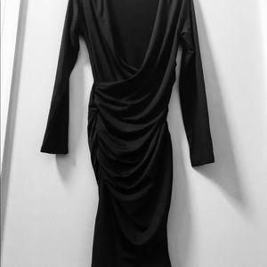 Black cocktail dress